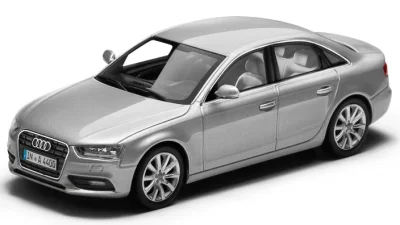 Модель Audi A4, Ice silver, Scale 1 43 VAG 5011204113