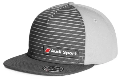 Бейсболка Audi Sport Snapback-cap, Grey VAG 3131802400