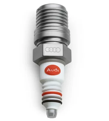 Флешка Audi heritage Spark plug USB, Silver/White, 8 GB VAG 3221800600