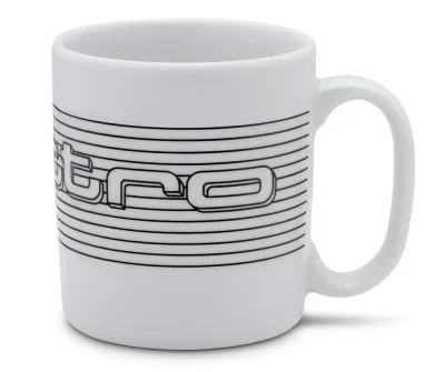 Фарфоровая кружка Audi quattro mug, white/black VAG 3292200200