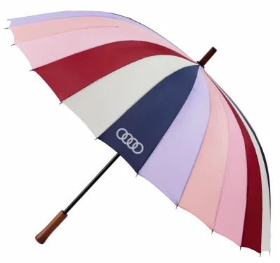 Большой цветной зонт-трость Audi Stick Umbrella, Multicolour VAG FKMCUAI