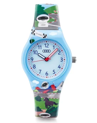 Детские наручные часы Audi Kids Watch, Light Blue VAG 3202000900