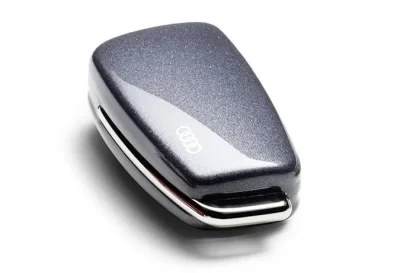 Пластиковая крышка для ключа Audi Rings Key Cover, Daytona Grey VAG 8V0071208BZ7S