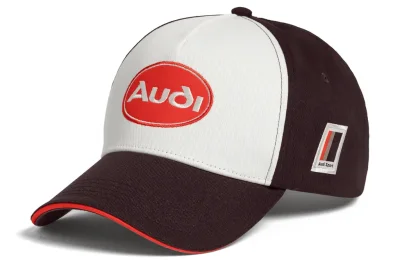 Бейсболка Audi heritage Cap, brown/white VAG 3132000600