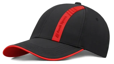 Бейсболка Audi Sport Cap, black/red NM VAG 3132102200