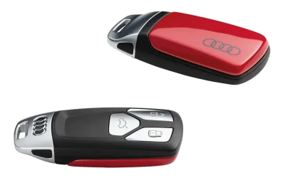 Пластиковая крышка для ключа Audi Key Cover, Chrome, Tango Red Metallic VAG 8W0071208BY3U