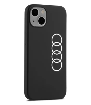 Чехол Audi для Apple iPhone 13 Case Audi Rings, Black VAG 3222200100