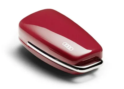 Пластиковая крышка для ключа Audi Rings Key Cover, Misano Red VAG 8V0071208BZ3M