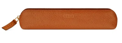 Кожаный футляр для ручек Audi Pencil Case Leather, brown VAG 3152202100