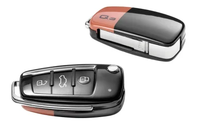 Пластиковая крышка для ключа Audi Q3 Key Cover, pulse orange/brilliant black VAG 83A071208A