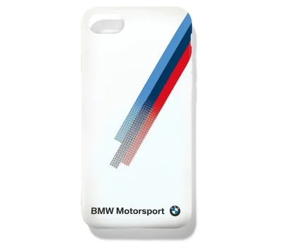 Крышка BMW для Apple iPhone 6,7,8, Motorsport Mobile Phone Case, White BMW 80282447959