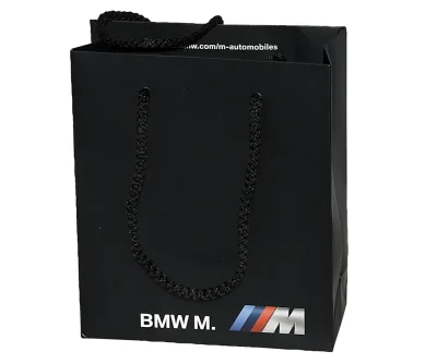 Бумажный подарочный пакет BMW M Paper Bag, S-size BMW 81852208349