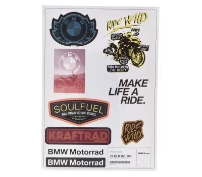 Комплект наклеек BMW Motorrad Style Roadster Stickers Set BMW 76868561183