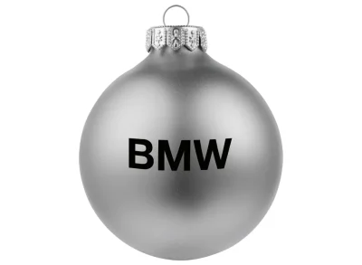 Елочный шар BMW Christmas Ball, Silver BMW 80930A25136
