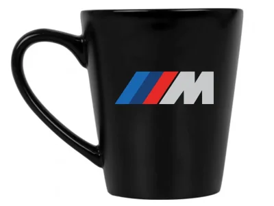 Керамическая кружка BMW M Color Logo Mug, 330ml, Black BMW 80232A25315