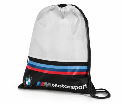 Спортивная сумка-мешок BMW M Motorsport Sports Bag, White/Black BMW 80282461128