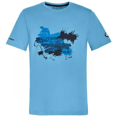 Футболка унисекс BMW Motorrad T-shirt R 1250 GS Bike, Unisex, Blue BMW 76617923080