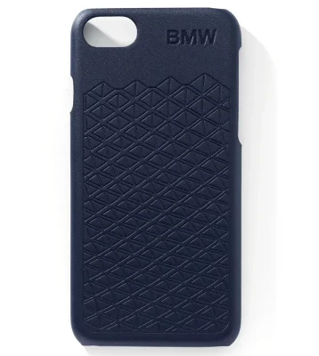 Кожаный чехол BMW Design для iPhone 7/8, Blue BMW 80212454645