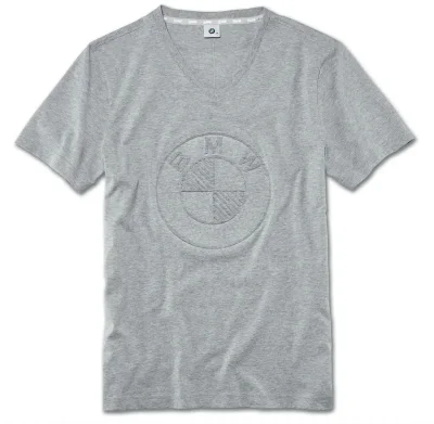 Мужская футболка BMW Logo T-Shirt, Men, Grey Melange BMW 80142454579
