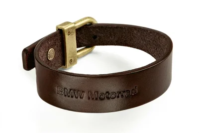 Кожаный браслет унисекс BMW Motorrad Leather Bracelet, Unisex, Brown BMW 76899898236