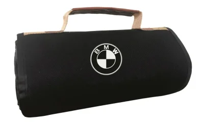 Плед для пикника BMW Travel Plaid, Black/Grey BMW FKWLTB