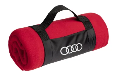 Флисовый плед Audi Sport Fleece Blanket, Red VAG 32923A2560