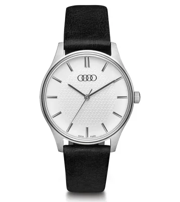 Женские наручные часы Audi Watch, Womens, Silver/Black VAG 3101900700