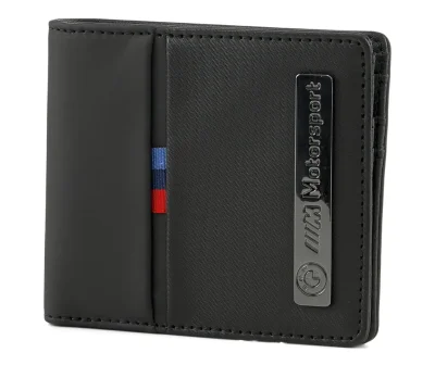 Кошелек BMW M Motorsport Wallet, Black, DNA BMW 80212864383