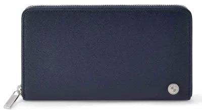 Женское кожаное портмоне BMW Wallet, Horizontal, Ladies, Fashion, Blue NM BMW 80215A51740