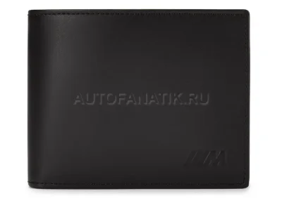 Кожаный кошелек BMW M Wallet with Coin Compartment, Black BMW 80215A51743