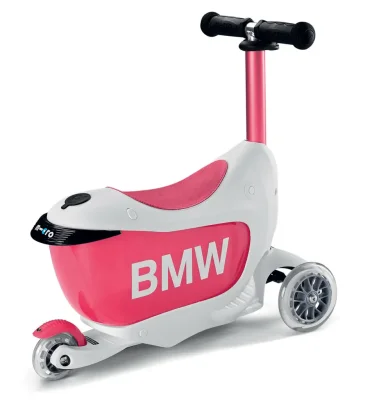 Детcкий самокат BMW Kids Scooter, White/Raspberry, NM BMW 80935A51990