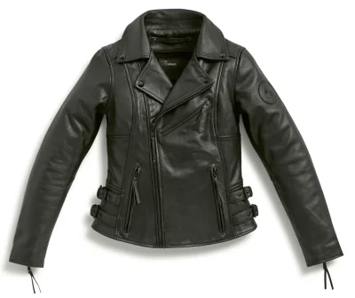 Женская кожаная куртка BMW Motorrad Leather Jacket, FlatTwin, Ladies, Black BMW 76899445964