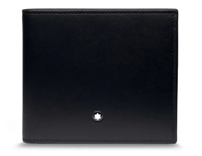 Кожаный кошелек BMW Wallet with Coin Compartment, by Montblanc, Black BMW 80212450913