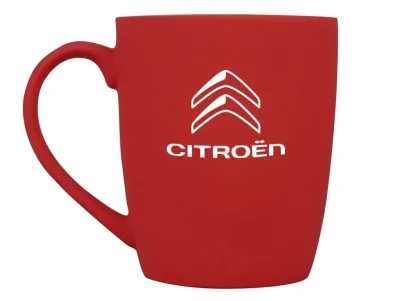 Фарфоровая кружка Citroen Logo Mug, Soft-touch, 360ml, Red/White CITROEN/PEUGEOT AMC0A2574