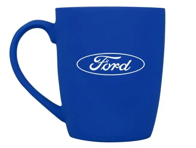 Фарфоровая кружка Ford Logo Mug, Soft-touch, 360ml, Blue/White FORD 350A2532
