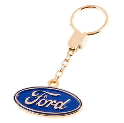 Позолоченный брелок Ford Classic Keychain, Gold Plated, Metall FORD FK311GFD