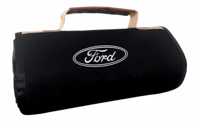 Плед для пикника Ford Travel Plaid, Black/Grey FORD FKWLTFDG