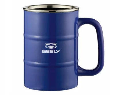 Металлическая кружка Geely Cup, Barrel Style, Blue GEELY FKCP396GL