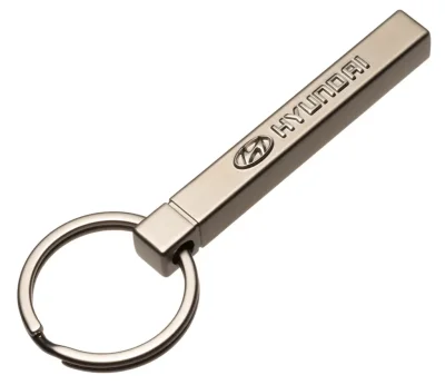 Брелок для ключей Hyundai Logo Keychain M2, Metall, Silver HYUNDAI/KIA/MOBIS R8480AC562H