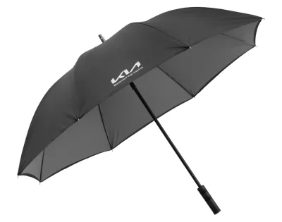Зонт-трость Kia Stick Umbrella, Black/Grey HYUNDAI/KIA/MOBIS R8480AC1029K