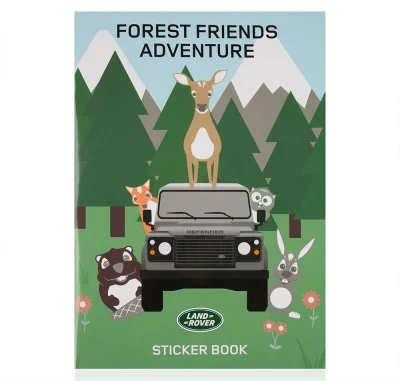 Детская книжка с наклейками Land Rover Forest Friends Sticker Book A4 LAND ROVER LDGF617NAA
