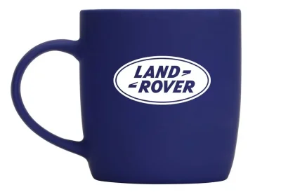 Фарфоровая кружка Land Rover Logo Mug, Soft-touch, 350ml, Dark Blue/White LAND ROVER LGMA255NVA
