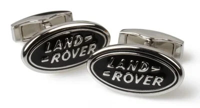 Запонки Land Rover Oval Logo Cufflinks, Black LAND ROVER LDCL982BKA