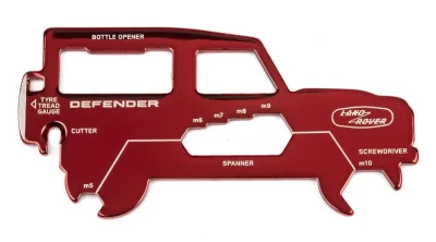 Мультиинструмент Land Rover Defender Multitool, Red, Limited Edition LAND ROVER LHTT619RDA