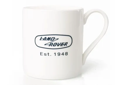 Керамическая кружка Land Rover Heritage Logo Mug, White LAND ROVER LFMG363WTA