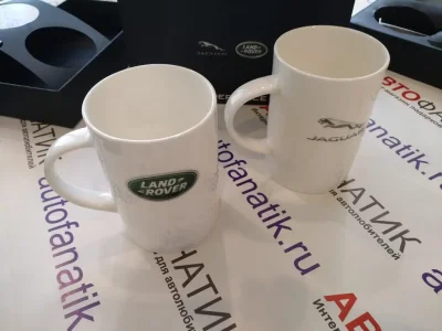 Набор из двух кружек Land Rover / Jaguar, Classic Mug Set, 2pcs, White LAND ROVER LEMG193WTA