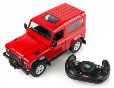 Радиоуправляемая модель Land Rover Defender Remote Control, 1:14 scale, Red LAND ROVER LFTY415RDA