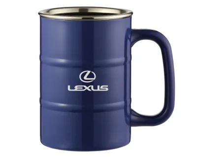 Стальная кружка Lexus Cup, Barrel Style, Blue TOYOTA FKCP396L
