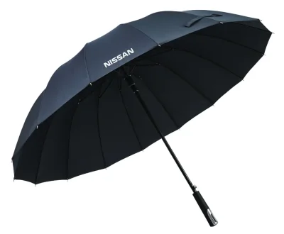 Большой зонт-трость Nissan Stick Umbrella XL, Black NISSAN FKHL180107N