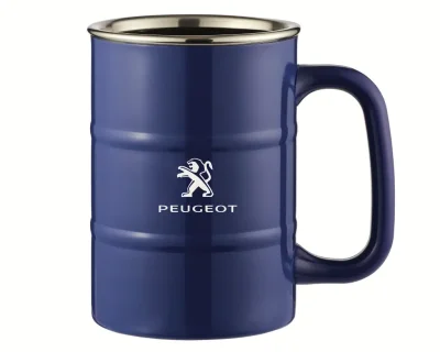 Стальная кружка Peugeot Steel Cup, Barrel Style, Blue CITROEN/PEUGEOT FKCP396P